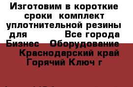 Изготовим в короткие сроки  комплект уплотнительной резины для XRB 6,  - Все города Бизнес » Оборудование   . Краснодарский край,Горячий Ключ г.